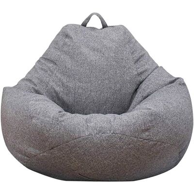 JEIIBRZUI Fauteuil de Pouf Poire Classique d’intérieur et d’extérieur Pouf sans RemplissageGrandHousse Adulte et Enfants (XL Gris . Gris - Publicité JEIIBRZUI Fauteuil de Pouf Poire Classique d’intérieur et d’extérieur Pouf sans RemplissageGrandHousse Adulte et Enfants (XL Gris . Gris - Publicité
