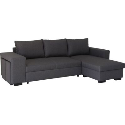 Canapé dangle convertible - 3 places - MALO - Light Grey - 246 x 143 x 85 cm - CONFORTEAM Gris - Publicité Canapé dangle convertible - 3 places - MALO - Light Grey - 246 x 143 x 85 cm - CONFORTEAM Gris - Publicité