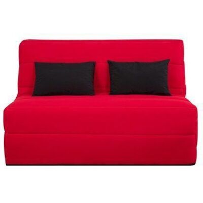 Banquette convertible BZ SALMA - RELAXIMA - Couchage 140 x 190 pearl rouge Rouge - Publicité Banquette convertible BZ SALMA - RELAXIMA - Couchage 140 x 190 pearl rouge Rouge - Publicité