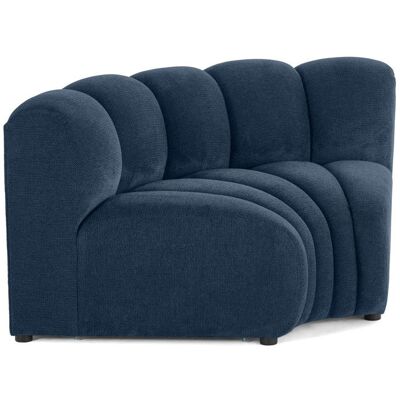 BEST MOBILIER Debbie - module dangle réversible en tissu texturé - Bleu Bleu - Publicité BEST MOBILIER Debbie - module dangle réversible en tissu texturé - Bleu Bleu - Publicité