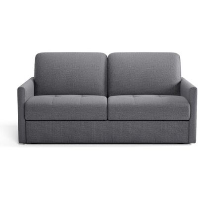 CALICOSY - Canapé 3 places convertible en tissu Matelas 14cm - COSENZA - Gris Gris - Publicité CALICOSY - Canapé 3 places convertible en tissu Matelas 14cm - COSENZA - Gris Gris - Publicité