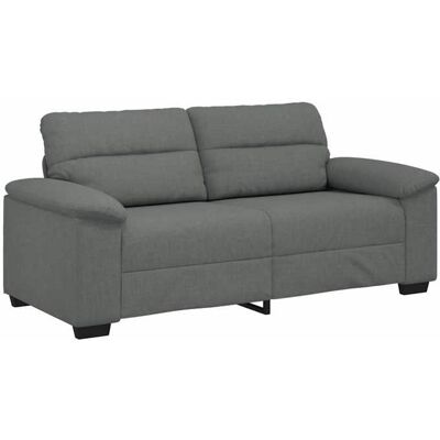 VIDAXL 908757& Canapé à 2 places - gris foncé 140 cm tissu - L182 x P81 x H84 cm Gris - Publicité VIDAXL 908757& Canapé à 2 places - gris foncé 140 cm tissu - L182 x P81 x H84 cm Gris - Publicité