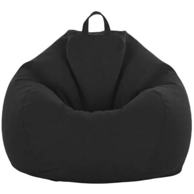 NOBRAND Fauteuil de Pouf Poire Classique Intérieur 100x120cmPouf sans RemplissageGrandHousse de Pouf Poire Adulte et Enfants XL Noir Noir - Publicité NOBRAND Fauteuil de Pouf Poire Classique Intérieur 100x120cmPouf sans RemplissageGrandHousse de Pouf Poire Adulte et Enfants XL Noir Noir - Publicité