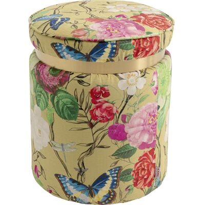 BRAND Tabouret Flower Fever 39cm jaune Kare Design Jaune - Publicité BRAND Tabouret Flower Fever 39cm jaune Kare Design Jaune - Publicité