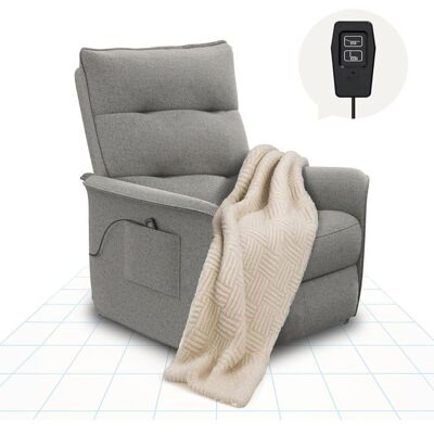 FlexiSpot X1 Fauteuil de Relaxation Fauteuil Inclinable avec Dossier Réglable 105°-155° Fauteuil TV Électrique Gris Clair Gris - Publicité FlexiSpot X1 Fauteuil de Relaxation Fauteuil Inclinable avec Dossier Réglable 105°-155° Fauteuil TV Électrique Gris Clair Gris - Publicité