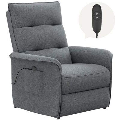 Fauteuil de Relaxation - FlexiSpot - Montage Rapide en 3 Étapes - Dossier 105°-155° Inclinable - TV Électrique - Gris Foncé Gris - Publicité Fauteuil de Relaxation - FlexiSpot - Montage Rapide en 3 Étapes - Dossier 105°-155° Inclinable - TV Électrique - Gris Foncé Gris - Publicité