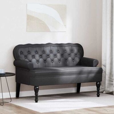 VIDAXL Soldes FlottantsBanc Chesterfield - CLOUD - 110 kg par siège - Siège/Banquette - Noir 1195 x 645 x 75cm Cuir synthétique 1512128 Noir - Publicité VIDAXL Soldes FlottantsBanc Chesterfield - CLOUD - 110 kg par siège - Siège/Banquette - Noir 1195 x 645 x 75cm Cuir synthétique 1512128 Noir - Publicité
