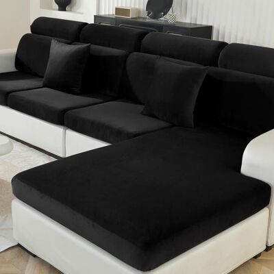 Ystyle Housse Coussin Canapé Velours Housse De Coussin Canapé Extensible (1 Place Noir) Noir - Publicité Ystyle Housse Coussin Canapé Velours Housse De Coussin Canapé Extensible (1 Place Noir) Noir - Publicité