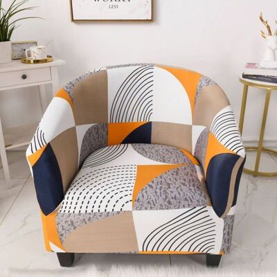 1 Place Housse de Fauteuil Cabriolet-Housse de Chaise avec Accoudoirs Antidérapant-pour Chambre à Coucher Salon Bar Jaune - Publicité 1 Place Housse de Fauteuil Cabriolet-Housse de Chaise avec Accoudoirs Antidérapant-pour Chambre à Coucher Salon Bar Jaune - Publicité
