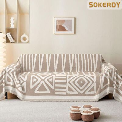 Housse de Canapé - SOKERDY - 2 Places - Kaki - 180x260 cm - Anti Dérapante - Publicité Housse de Canapé - SOKERDY - 2 Places - Kaki - 180x260 cm - Anti Dérapante - Publicité