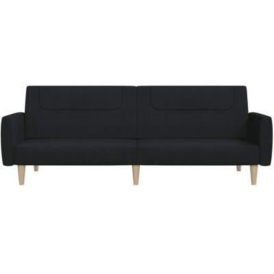 VIDAXL En soldes - Canapé-lit MODERNE Pour 2 personnes - fauteuil-lit - à 2 places - Convertible - noir tissu &3_4043246 Noir - Publicité VIDAXL En soldes - Canapé-lit MODERNE Pour 2 personnes - fauteuil-lit - à 2 places - Convertible - noir tissu &3_4043246 Noir - Publicité
