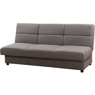 HABITAT ET JARDIN Canapé Clic-Clac Enzo - 186 x 80 x 87 cm - 3 places - Gris Gris - Publicité HABITAT ET JARDIN Canapé Clic-Clac Enzo - 186 x 80 x 87 cm - 3 places - Gris Gris - Publicité