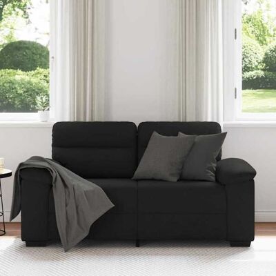 VIDAXL (Noir)Siège de Salon - Canapé à 2 places noir 160x81x84 cm tissu - Sofa-canapé hfs36757 Noir - Publicité VIDAXL (Noir)Siège de Salon - Canapé à 2 places noir 160x81x84 cm tissu - Sofa-canapé hfs36757 Noir - Publicité