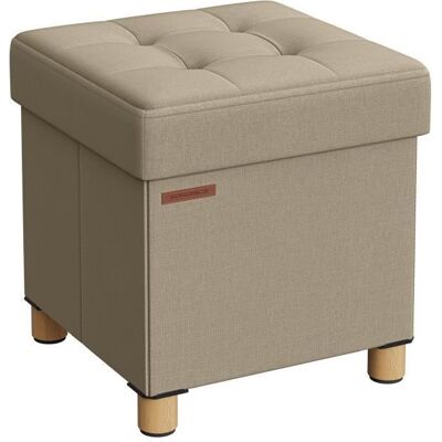 Tabouret-SONGMICS-Tabouret de rangement-38 x 38 x 40 cm Repose-pieds Cubique avec Rangement Marron Camel Marron - Publicité Tabouret-SONGMICS-Tabouret de rangement-38 x 38 x 40 cm Repose-pieds Cubique avec Rangement Marron Camel Marron - Publicité