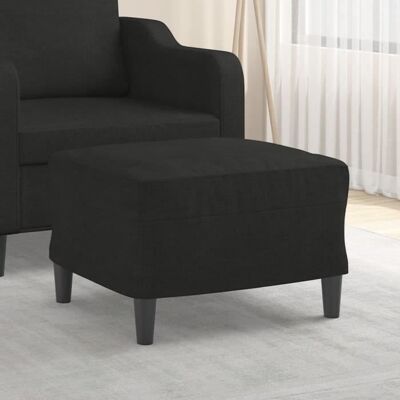 349283 vidaXL Repose-pied Noir 60x50x41 cm Tissu Noir - Publicité 349283 vidaXL Repose-pied Noir 60x50x41 cm Tissu Noir - Publicité