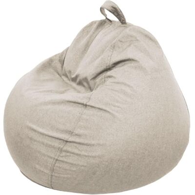 Pouf Beige Pera Bananair 80 x 70 cm - Siège - Publicité Pouf Beige Pera Bananair 80 x 70 cm - Siège - Publicité