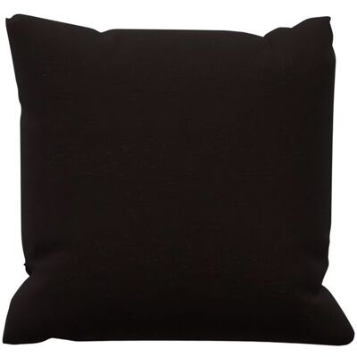SOLEIL D'OCRE Coussin en coton 40x40 cm PANAMA noir par Soleil dOcre Noir - Publicité SOLEIL D'OCRE Coussin en coton 40x40 cm PANAMA noir par Soleil dOcre Noir - Publicité