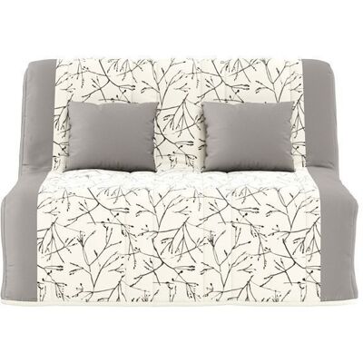 RELAXIMA Banquette convertible GAIA BZ couchage 160x200 avec 2 coussins OFFERTS Dream Marron - Publicité RELAXIMA Banquette convertible GAIA BZ couchage 160x200 avec 2 coussins OFFERTS Dream Marron - Publicité
