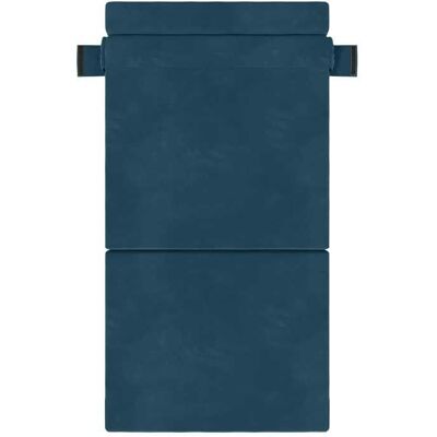 VIDAXL Moderne Lit banquette 2 places - convertible - pliant Bleu 190x100x15 cm Velours @FR7697190 Bleu - Publicité VIDAXL Moderne Lit banquette 2 places - convertible - pliant Bleu 190x100x15 cm Velours @FR7697190 Bleu - Publicité