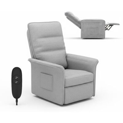 FlexiSpot Fauteuil Relax Électrique Fauteuil Inclinable avec Dossier Réglable 105°-155° Fauteuil TV pour Chambre Gris Foncé Gris - Publicité FlexiSpot Fauteuil Relax Électrique Fauteuil Inclinable avec Dossier Réglable 105°-155° Fauteuil TV pour Chambre Gris Foncé Gris - Publicité