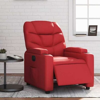 VIDAXL BEWI®Fauteuil inclinable - Fauteuil Réglable/Fauteuil de relax - 1 personne - électrique Rouge Similicuir &FR23266 Rouge - Publicité VIDAXL BEWI®Fauteuil inclinable - Fauteuil Réglable/Fauteuil de relax - 1 personne - électrique Rouge Similicuir &FR23266 Rouge - Publicité