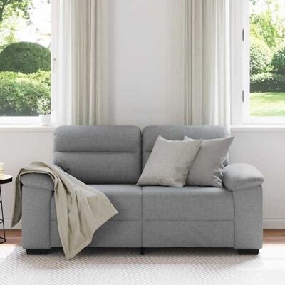 VIDAXL (Gris)Siège de Salon - Canapé à 2 places gris clair 160x81x84 cm tissu - Sofa-canapé hfs57780 Gris - Publicité VIDAXL (Gris)Siège de Salon - Canapé à 2 places gris clair 160x81x84 cm tissu - Sofa-canapé hfs57780 Gris - Publicité