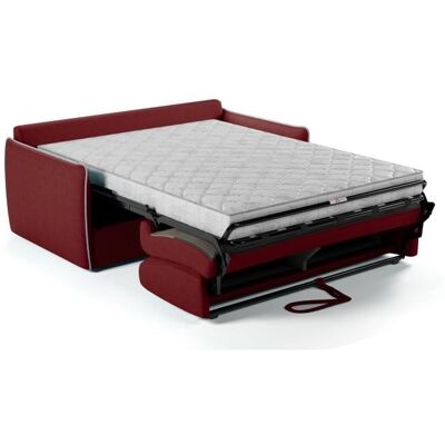 MAD IN ITALY Canapé convertible express - AGATHE - Tissu Rouge - matelas 14cm - 175 x 100 x 87 cm Rouge - Publicité MAD IN ITALY Canapé convertible express - AGATHE - Tissu Rouge - matelas 14cm - 175 x 100 x 87 cm Rouge - Publicité