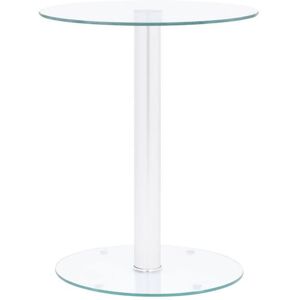 vidaXL Table basse en verre trempé transparent - 40 cm - Publicité vidaXL Table basse en verre trempé transparent - 40 cm - Publicité