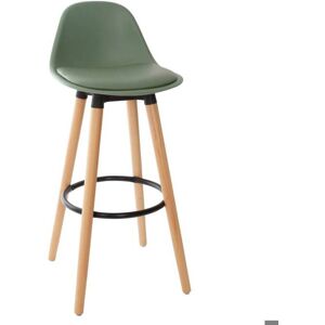 Atmosphera Maxon Tabouret de bar Kaki - Usage intérieur - Publicité Atmosphera Maxon Tabouret de bar Kaki - Usage intérieur - Publicité