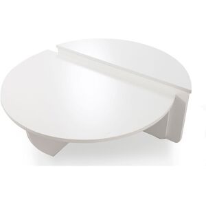 MENZZO Set de 2 tables basses design Glowik Blanc mat Blanc - Publicité MENZZO Set de 2 tables basses design Glowik Blanc mat Blanc - Publicité