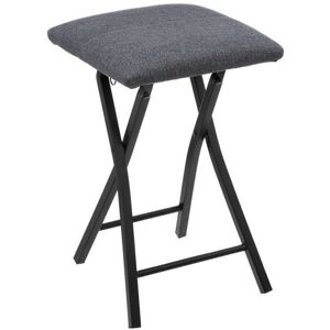 Five Simply Smart - Tabouret dappoint pliable confort - Gris Gris - Publicité Five Simply Smart - Tabouret dappoint pliable confort - Gris Gris - Publicité