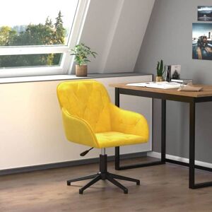 VIDAXL SALE 2025Fauteuil réglable à 360°- Chaise pivotante de bureau - Jaune Velours - 56x615x72 cm83 Kg 5561 Jaune - Publicité VIDAXL SALE 2025Fauteuil réglable à 360°- Chaise pivotante de bureau - Jaune Velours - 56x615x72 cm83 Kg 5561 Jaune - Publicité