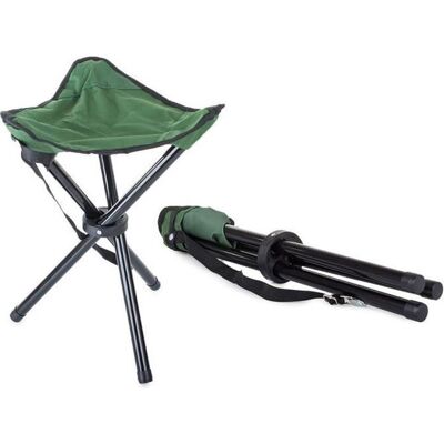 Tabouret pliant - 100KG - 28x28x37cm - Extérieur Vert - Publicité Tabouret pliant - 100KG - 28x28x37cm - Extérieur Vert - Publicité
