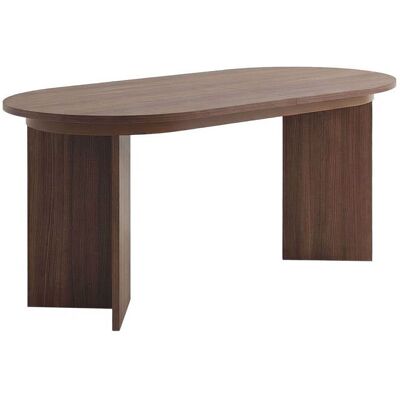 Table repas extensible en bois 160/200 cm Sorell - 8 places - Marron Marron - Publicité Table repas extensible en bois 160/200 cm Sorell - 8 places - Marron Marron - Publicité
