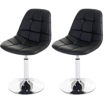 DÉCOSHOP26 CDS04423 Chaise de salle à manger pivotante noire - Chaise de salle à manger - Publicité DÉCOSHOP26 CDS04423 Chaise de salle à manger pivotante noire - Chaise de salle à manger - Publicité