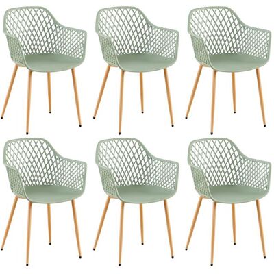 EGGREE Lot de 6 Chaise Salle a Manger avec Accoudoir Convient pour la Salle à Manger Le Salon la Cuisine et la Chambre Gris - Publicité EGGREE Lot de 6 Chaise Salle a Manger avec Accoudoir Convient pour la Salle à Manger Le Salon la Cuisine et la Chambre Gris - Publicité