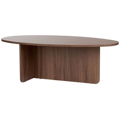 HANAH HOME Table basse en bois Orba - 120 x 65 x 40 cm - Noyer Marron - Publicité HANAH HOME Table basse en bois Orba - 120 x 65 x 40 cm - Noyer Marron - Publicité