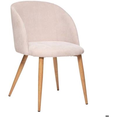 ATMOSPHERA CRÉATEUR D'INTÉRIEUR Chaise Celeste velours côtelé beige - Atmosphera Créateur dintérieur Beige - Publicité ATMOSPHERA CRÉATEUR D'INTÉRIEUR Chaise Celeste velours côtelé beige - Atmosphera Créateur dintérieur Beige - Publicité