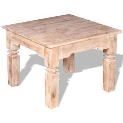 Table basse en bois d'acacia vidaXL - 60x60x45 cm - Publicité Table basse en bois d'acacia vidaXL - 60x60x45 cm - Publicité