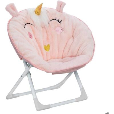 ATMOSPHERA CREATEUR D'INTERIEUR Fauteuil enfant pliant licorne rose clair - Atmosphera Créateur dintérieur Blanc - Publicité ATMOSPHERA CREATEUR D'INTERIEUR Fauteuil enfant pliant licorne rose clair - Atmosphera Créateur dintérieur Blanc - Publicité