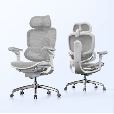 SIHOO C300 V2 Chaise de Bureau Ergonomique Soutien Lombaire 8D Accoudoirs Réglables Maille Gris Gris - Publicité SIHOO C300 V2 Chaise de Bureau Ergonomique Soutien Lombaire 8D Accoudoirs Réglables Maille Gris Gris - Publicité