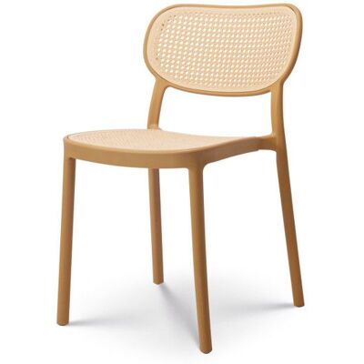 KOSMI - Chaise Vintage Moutarde pour Restaurant - Mobilier de Restaurant - Publicité KOSMI - Chaise Vintage Moutarde pour Restaurant - Mobilier de Restaurant - Publicité