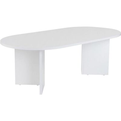 HANAH HOME Table basse en bois Sable - 60 x 119 x 40 cm - Blanc Blanc - Publicité HANAH HOME Table basse en bois Sable - 60 x 119 x 40 cm - Blanc Blanc - Publicité