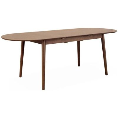 Sweeek - Table à manger ovale extensible en chêne - 6-8 places - Publicité Sweeek - Table à manger ovale extensible en chêne - 6-8 places - Publicité