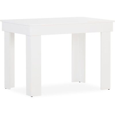 HOMESTYLE4U Table à Manager 90x60 cm Table Salle a Manger Table de Cuisine en Bois Blanc Table de Salon Salle de Séjour Blanc - Publicité HOMESTYLE4U Table à Manager 90x60 cm Table Salle a Manger Table de Cuisine en Bois Blanc Table de Salon Salle de Séjour Blanc - Publicité