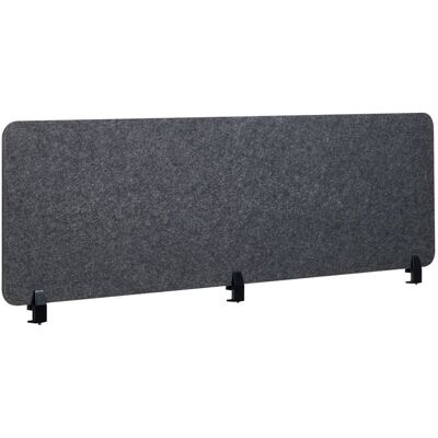 BELIANI Cloison amovible de bureau SPLIT 180 x 50 cm Gris foncé - Publicité BELIANI Cloison amovible de bureau SPLIT 180 x 50 cm Gris foncé - Publicité