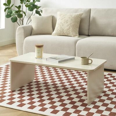BAÏTA Table basse AKKA beige h35 Beige - Publicité BAÏTA Table basse AKKA beige h35 Beige - Publicité