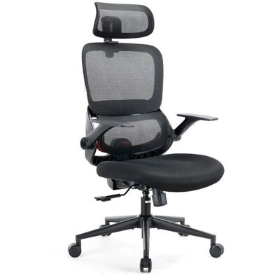 SIHOO B100 SE Chaise de Bureau Ergonomique Soutien Lombaire Accoudoirs Rabattables Noir Noir - Publicité SIHOO B100 SE Chaise de Bureau Ergonomique Soutien Lombaire Accoudoirs Rabattables Noir Noir - Publicité
