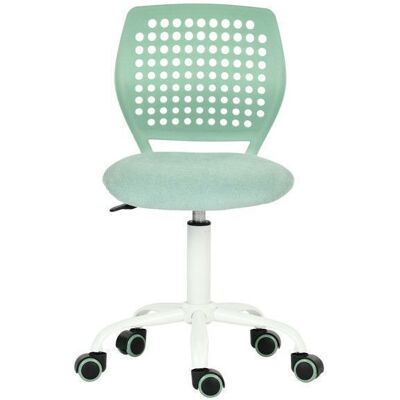 Chaise de bureau - FURNITURER - Morandi Vert - Dossier ajouré ergonomique - Hauteur réglable - Roulettes 360° silencieuses Vert - Publicité Chaise de bureau - FURNITURER - Morandi Vert - Dossier ajouré ergonomique - Hauteur réglable - Roulettes 360° silencieuses Vert - Publicité