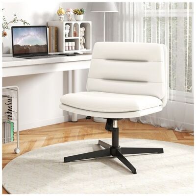 GIANTEX Chaise de Bureau Ergonomique-Hauteur Réglable-Dossier Inclinable-Charge 150 kg-Fauteuil Rembourré pour Bureau - Publicité GIANTEX Chaise de Bureau Ergonomique-Hauteur Réglable-Dossier Inclinable-Charge 150 kg-Fauteuil Rembourré pour Bureau - Publicité